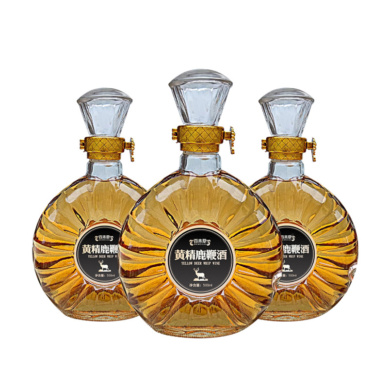 百未草黃精鹿鞭酒oem貼牌 露酒產品定制加工廠家山東